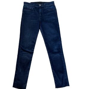 Joe's Jean Flawless The Charlie High Rise‎ Skinny Crop Dark Wash Jean Size: W27